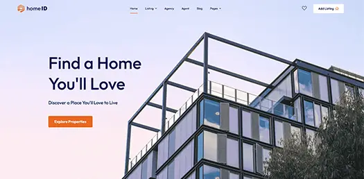 Real Estate Home Page Design Portfolio